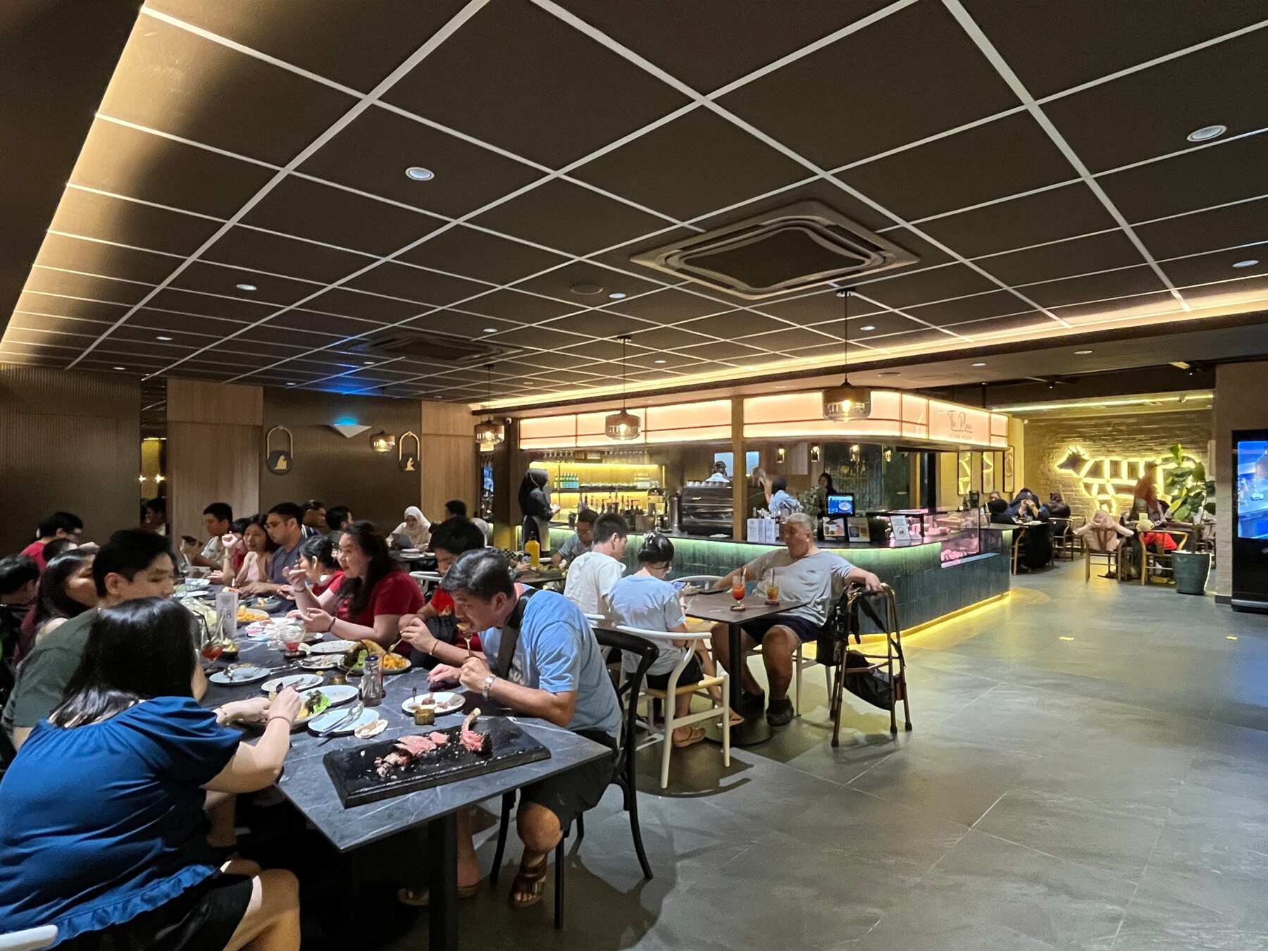 The Place Steak Houze dining hall during service