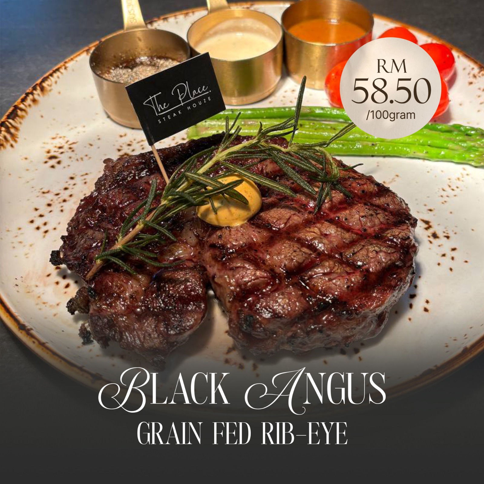 Black Angus Grain Fed Rib Eye